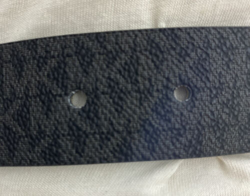 MICHAEL KORS BELT BLACK WITH MINI PRINTED MK LOGO TRIPLE BELT LOOP WITH STUDS