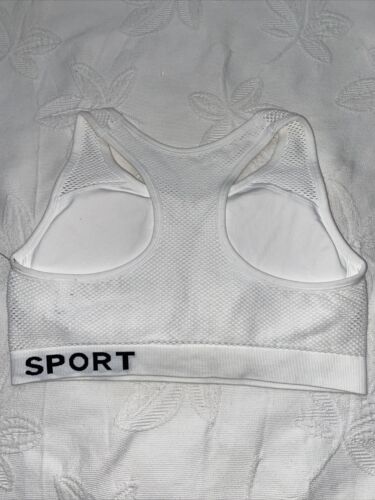 DKNY Sport Mesh-Back Medium-Impact Sports Bra Style DP8T5945 Size Large MSRP $39