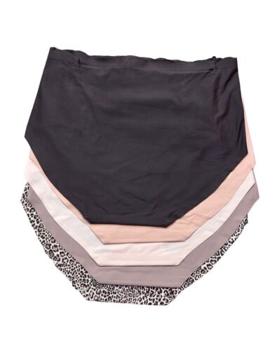 Marilyn Monroe 5pc MM3731- No Show Mid-Rise Panties~L~Multicolor $48-PERFECT