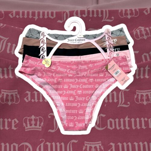 Juicy Couture 5-Pack Cheeky Seamless Panties size XL logo