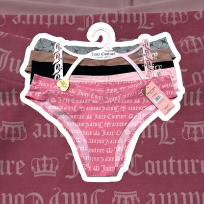 Juicy Couture 5-Pack Cheeky Seamless Panties size XL logo
