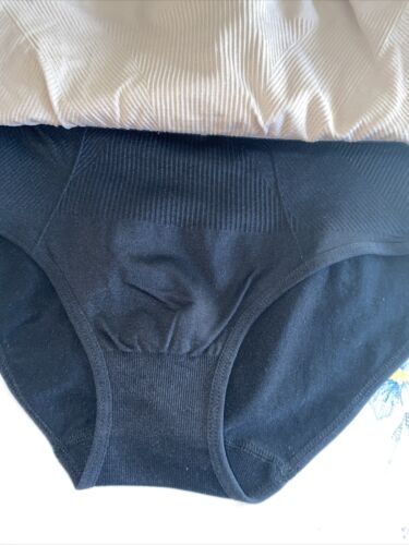 NAUTICA INTIMATES NT4013 3PKD MF SEAMLESS SHAPING BRIEF PANTIES GREAT FIT! NWT