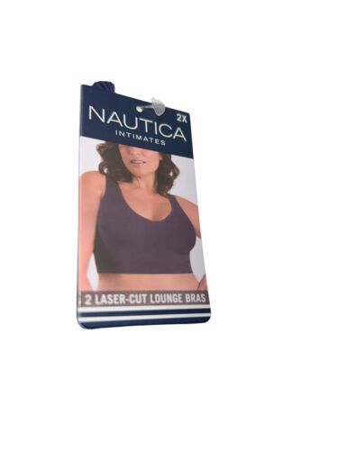 NÁUTICA 2PACK INTIMATES LOUNGE SIZE 2XL BRAS LASER CUT -NT6265 -BEAUTIFUL!