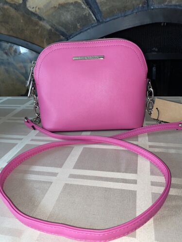 STEVE MADDEN HANDBAG BMAGGIE ROSE (FUSCHIA) SILVER TONE HARDWARE NEW ~ RARE FIND