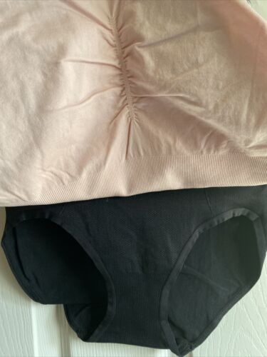 bebe Women 3 Pck Seamless Shaping Briefs~Tummy Control~Shape Hips & Lifts Rear M
