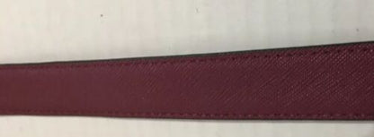 MICHAEL KORS BELT REVERSIBLE NICKEL/BURGUNDY SKINNY With MK LOGO CIRCLE BUCKLE
