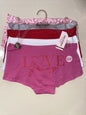 Juicy Couture ~ Women's Boyshort Underwear Panties Cotton Blend 5-Pair (A) ~ L