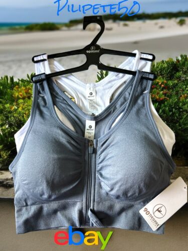 90 Degree By Reflex High Performance~ Full Support Sport  Bra Set-Two Medium $58