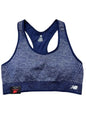 New Balance Medium Impact Sports Bra Style #112002 Blue/Silver Plus Size 2X~REAR