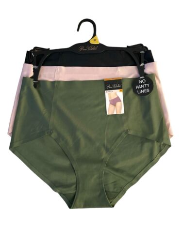 PRIMA VALENTINA 3 Pack PANTIES BRIEFS HI-CUT~77309~MULTICOLOR~SEAMLESS MF~XL