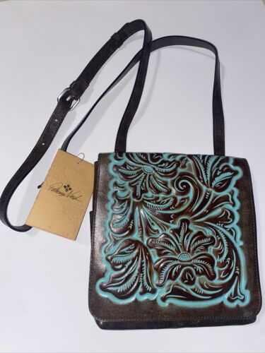 PATRICIA NASH Turquoise Style P330133 Granada Crossbody Handbag NEW BEAUTIFUL!!