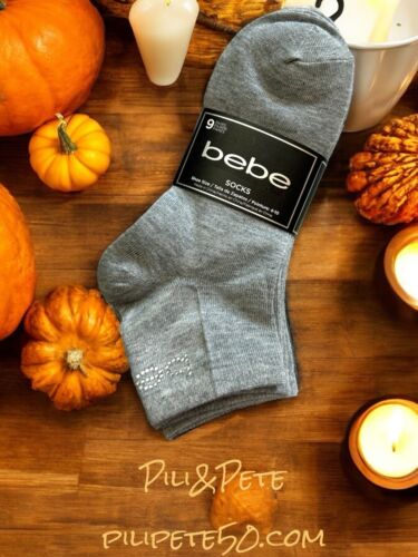 bebe Logo ~ Low Cut Socks~Multicolor (9Pairs) size(4-10)~GREAT FIT!!!