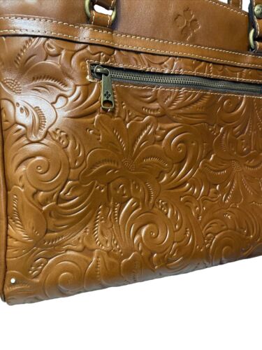 PATRICIA NASH ~ TOOLED Floral ~Florence LEATHER Tote P53207~ UNIQUE & SPACIOUS!