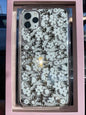 KATE SPADE CASE iPHONE 11 PRO MAX CLEAR -TINY WHITE FLOWER RHINESTONE GOLD FOIL