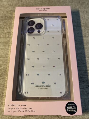 Kate Spade New York Protective Case iPhone 13 Pro Max Pink Rhinestone 6.7 UNIQUE