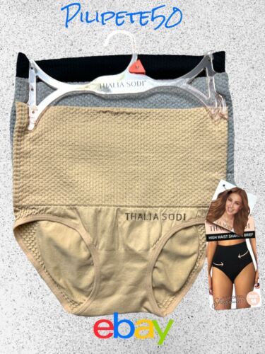 Thalia Sodi High Waist Shaping Briefs~Seamless~Full Coverage~3 Pair~Size LARGE ❤