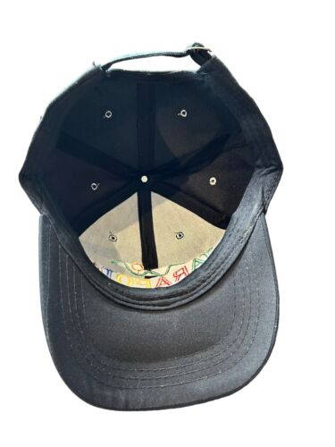 TARAPOTO~Peruvian Amazon Side~Hat Cap Blac Embroidered Multicolor Strap Back NEW