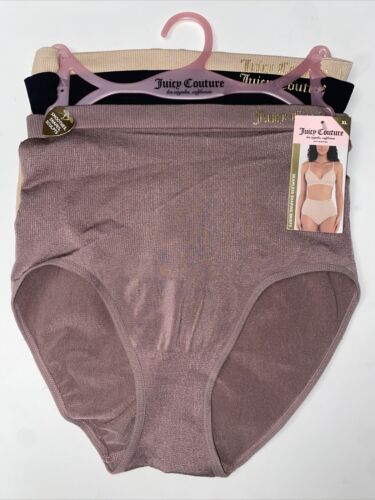 JUICY COUTURE~3 Pk  WOMEN’S FIT PANTIES~MULTICOLOR~  JC4301~ALL SIZES~GREAT FIT!