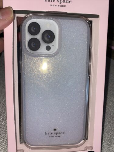 Kate Spade Phone Case For iPhone 13 PRO MAX IRIDESCENT White Stunning!!!!!