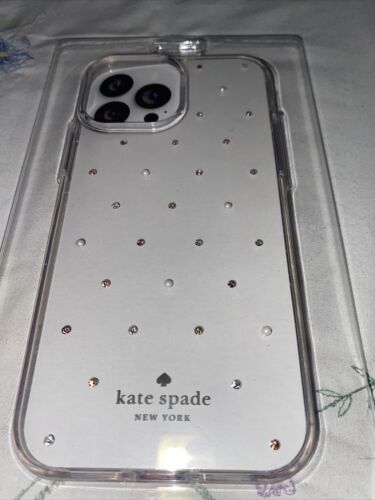 Kate Spade New York Protective Case iPhone 13 Pro Max Pink Rhinestone 6.7 UNIQUE