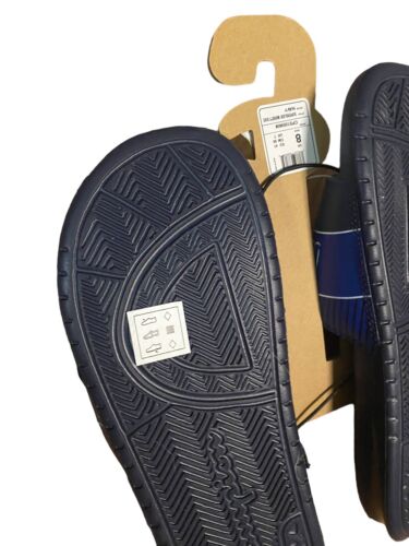 Champion Men's Super Slide Varsity Duo Sporty Slide Sandals Navy Size 8~ COMFORT