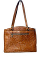 PATRICIA NASH ~ TOOLED Floral ~Florence LEATHER Tote P53207~ UNIQUE & SPACIOUS!
