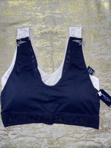 NÁUTICA 2PACK INTIMATES LOUNGE COMFORT BRAS SIZE M RETAIL $42 BEAUTIFUL NEW