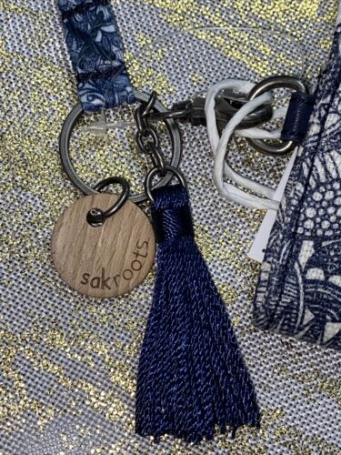 SAKROOTS ID Lanyard Card Case Keychain Coin Purse NAVY SD ARTIST CIRCLE NEW