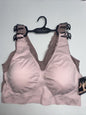 Delta Burke 2-Pack Seamless Bras Sz.2X Soft Comfort Lounge Removable Pads~ CUTE!