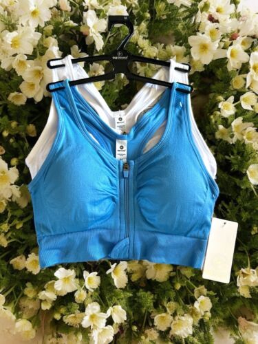 90 Degree By Reflex High Performance~ Full Support Sport  Bra Set-Two LARGE $58