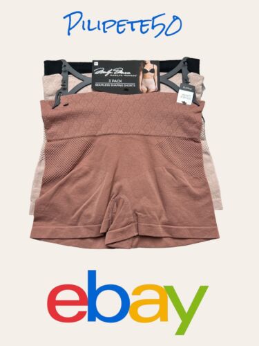Marilyn Monroe 3 Pcs~Sz M~Shapers Seamless Shaping Shorts MM7574~GREAT FIT! WOW