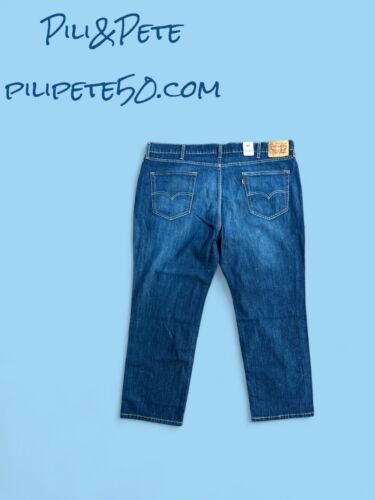 LEVI'S 541 ATHLETIC TAPERSTRAIGHT FIT STRETCH JEANS 46" x 30” BLUE LEVI'S-$79.50