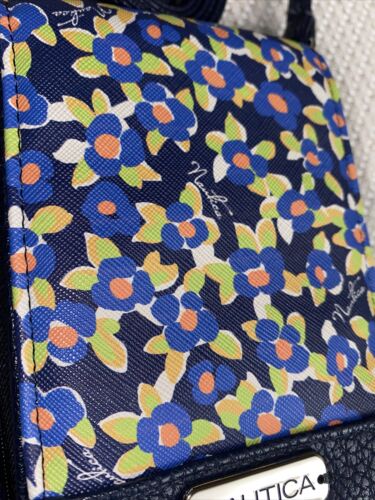 Nautica Sail Mate Phone Wallet, Wristlet, Crossbody with Blue Multi Retail $49