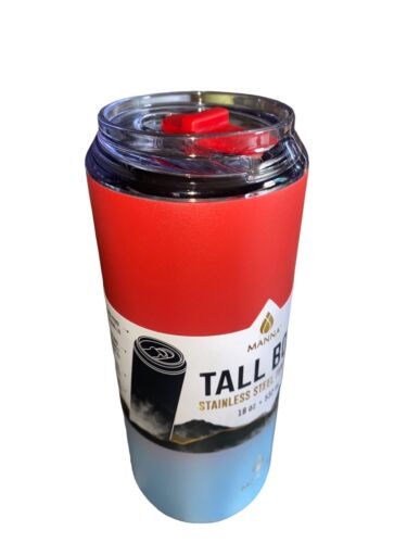 MANNA 18 oz TALL BOY TRAVELER INSULATED STAINLESS STEEL TUMBLER NEW AUTHENTIC