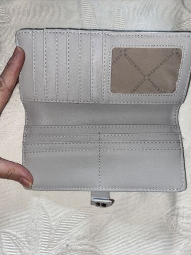 STEVE MADDEN Woman's Wallet BALLEN-G Soft Textured LIGHT GRAY BEAUTIFUL !!!