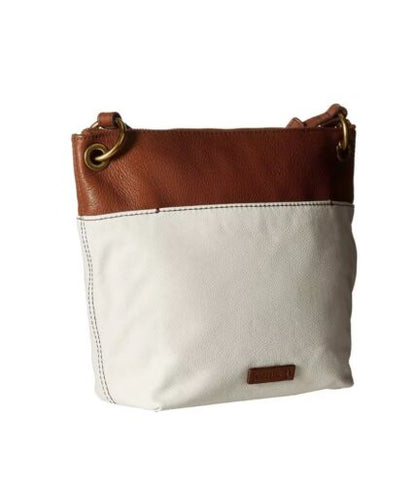 Fossil Keely Crossbody Handbag Bone & Brown ZB6933103 $168 NWT