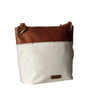 Fossil Keely Crossbody Handbag Bone & Brown ZB6933103 $168 NWT
