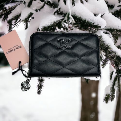 Juicy Couture Black Wallet~ Angel Brighter~Multi-Compartment Bifold~ ELEGANT~NWT