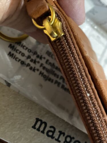 Margot New York Leather Cyrus Wristlet & Kate Card-Case Style# MG3004-CR~ UNIQUE