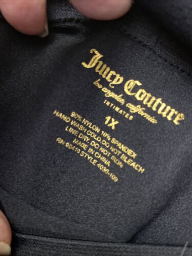 Juicy Couture 2 PK Biker Shorts Seamless Shaping Women’s 3XL Black & Gray NEW