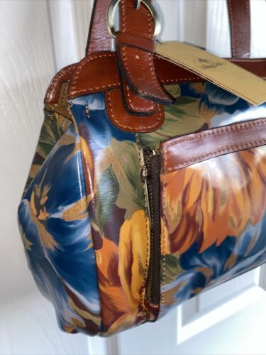 Patricia Nash Marigold Harvest Waverley Leather Shoulder Purse Handbag UNIQUE!!
