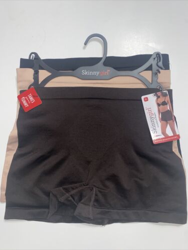 Skinnygirl Shaping Seamless Slip Shorts 3-Pack SG7630 - Tames Your Tummy!