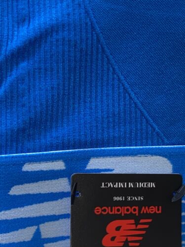 New Balance Medium Impact Sports Bra~Style R000542 Sze L~ELECTRIC BLUE~REAR FIND