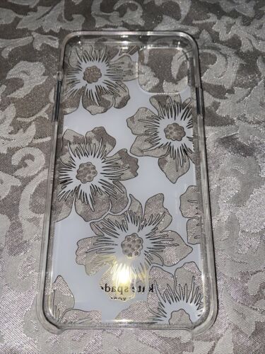 Kate Spade Phone Case for iPhone 11 Pro Max Reverse Hollyhock Floral W/Gemstones
