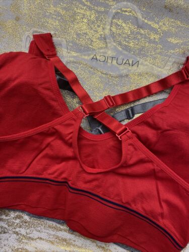 NÁUTICA 2PACK INTIMATES LOUNGE COMFORT BRAS SIZE L MSRP $42 BEAUTIFUL CRO BACK