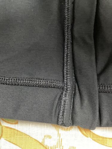 JOCKEY WOMEN'S HIGH IMPACT MESH BACK ZIP FRONT SPORTS BRA BLACK LARGE