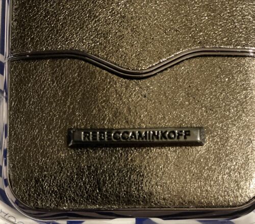 Rebecca Minkoff Slider Case for iPhone 6,7,8 - Cracked Leather Glitter