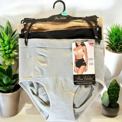 Prima Valentina~3Pk Shaping Brief~Seamless Comfort~ALL REGULAR SIZES~Great Fit!