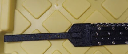 Michael Kors Belt black With studs and chain Really something different!