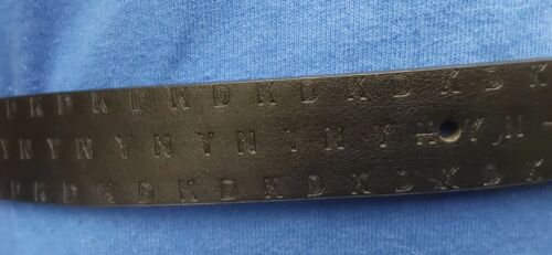DKNY BELT REVERSIBLE BLACK DKNY LOGO TO SMOOTH BROWN SILVER BUCKLE "TAKE A LOOK"